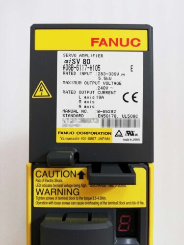 1 قطعة جديد في الصندوق FANUC A06B-6117-H105 محرك سيرفو A06B6079H201 السفينة المعجلة