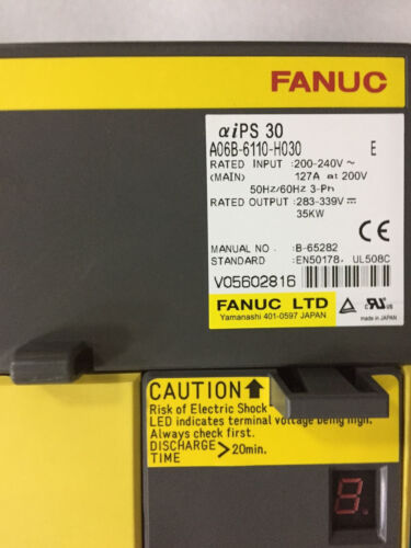 1 قطعة جديد FANUC A06B-6110-H030 محرك سيرفو A06B6110H030 عبر DHL ضمان لمدة سنة واحدة