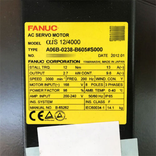 1 قطعة جديد في الصندوق FANUC A06B-0238-B605 # S000 محرك سيرفو عبر DHL