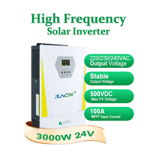 3kw Wechselrichter Solar-Hybrid-Wechselrichter 24V MPPT Solarregler WIFI