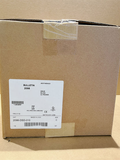 New Allen Bradley 2098-DSD-010 SERCOS DRIVE 2.5A/7.6A ULTRA 3000 In Stock