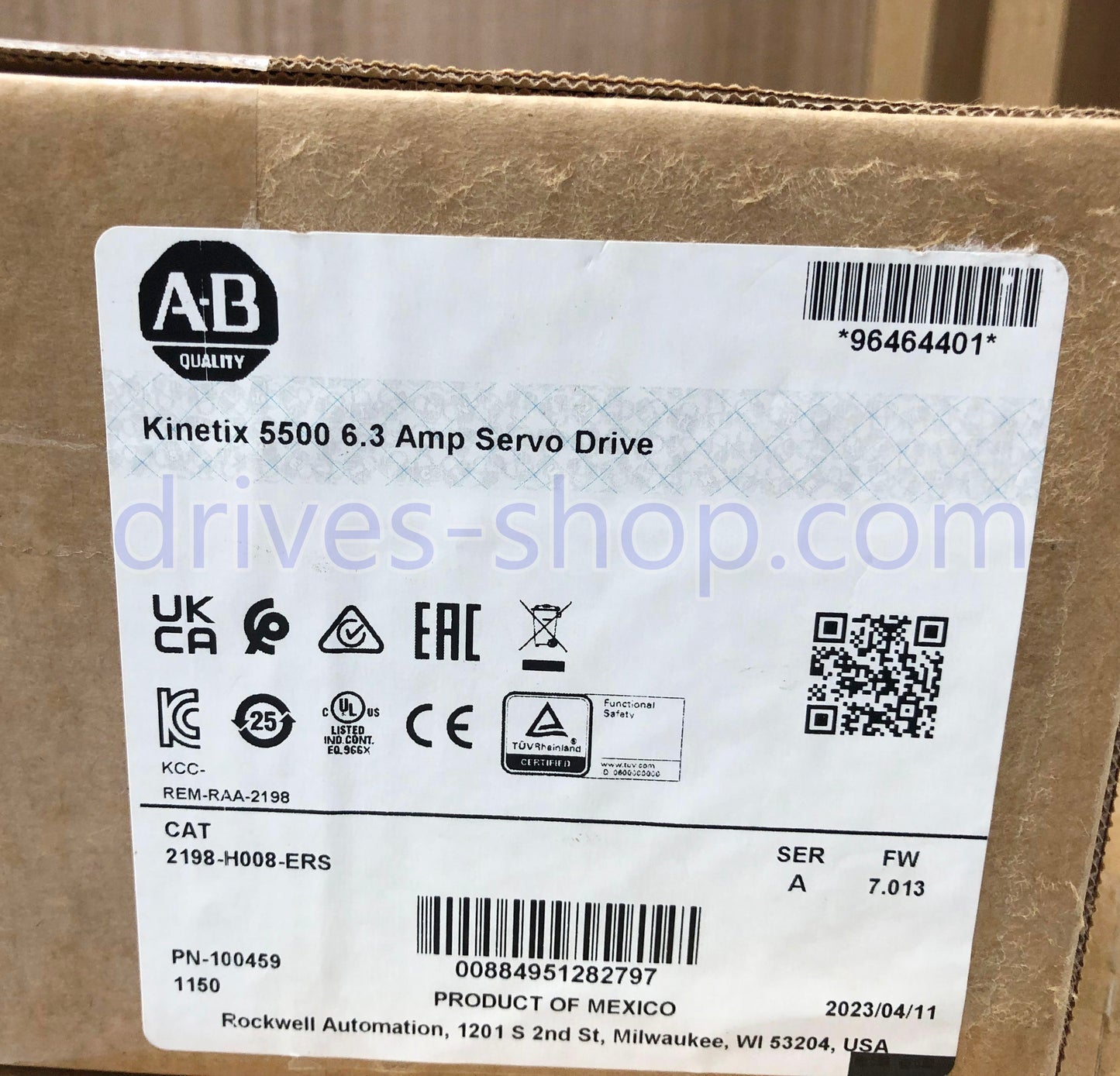 1PC Allen Bradley 2098-DSD-010 Servoverstärker Ultra 3000 DIGITAL 1KW 5/15 AMPERE 100/240 VAC 12/24 VDC Versorgung 50/60 HZ Neues In-Box-Schnellschiff mit einem Jahr Garantie Fedex/DHL/UPS