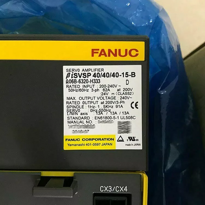 1 قطعة جديد FANUC A06B-6320-H333 محرك سيرفو A06B6320H333 عبر DHL