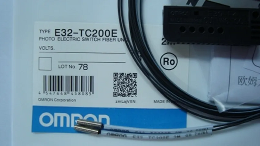 Omron E32-TC200E Photoelectric Switch Fiber E32TC200E 2M New In Box