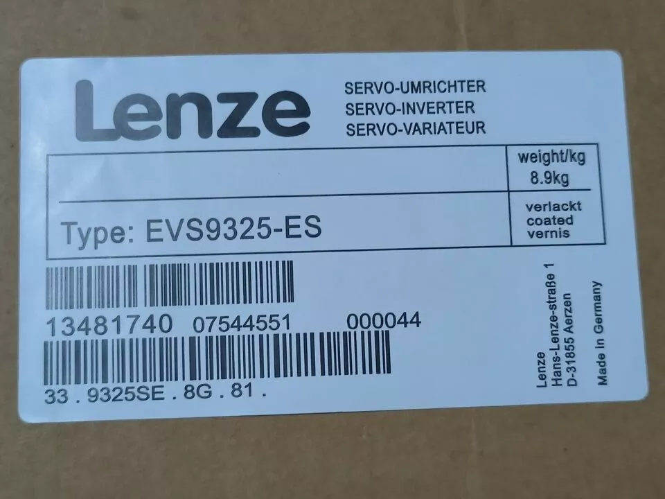 جديد LENZE EVS9325-ES سلسلة العاكس 9300 400-480 VAC 5.5 KW