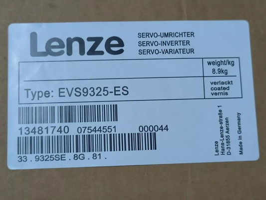 New LENZE EVS9325-ES Inverter Series 9300 400-480 VAC 5.5 KW