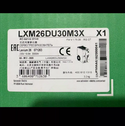 1PC New LXM26DU30M3X Servo Drive Via DHL Expedited Shipping In Stock