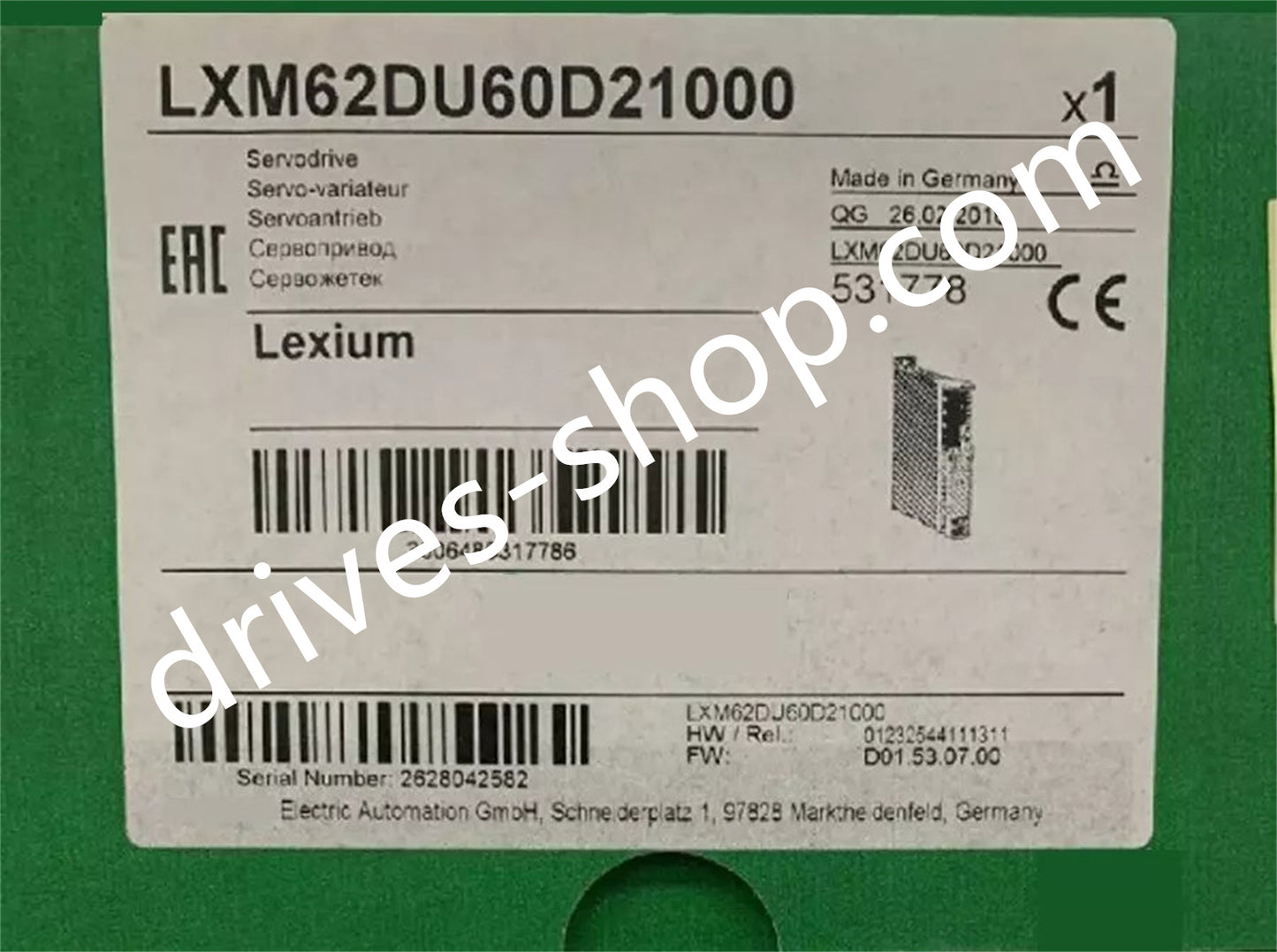 1PC New LXM62DU60D21000 Servo Drive Via DHL Expedited Shipping In Stock