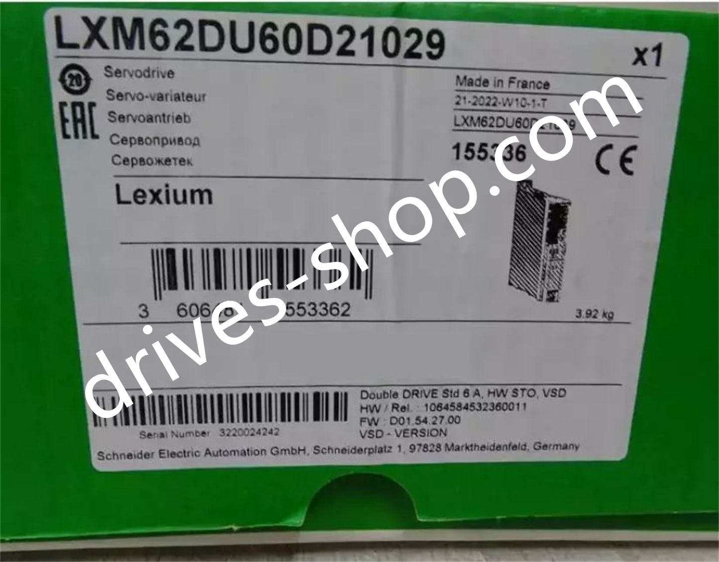 1PC New LXM62DU60D21029 Servo Drive Via DHL Expedited Shipping In Stock