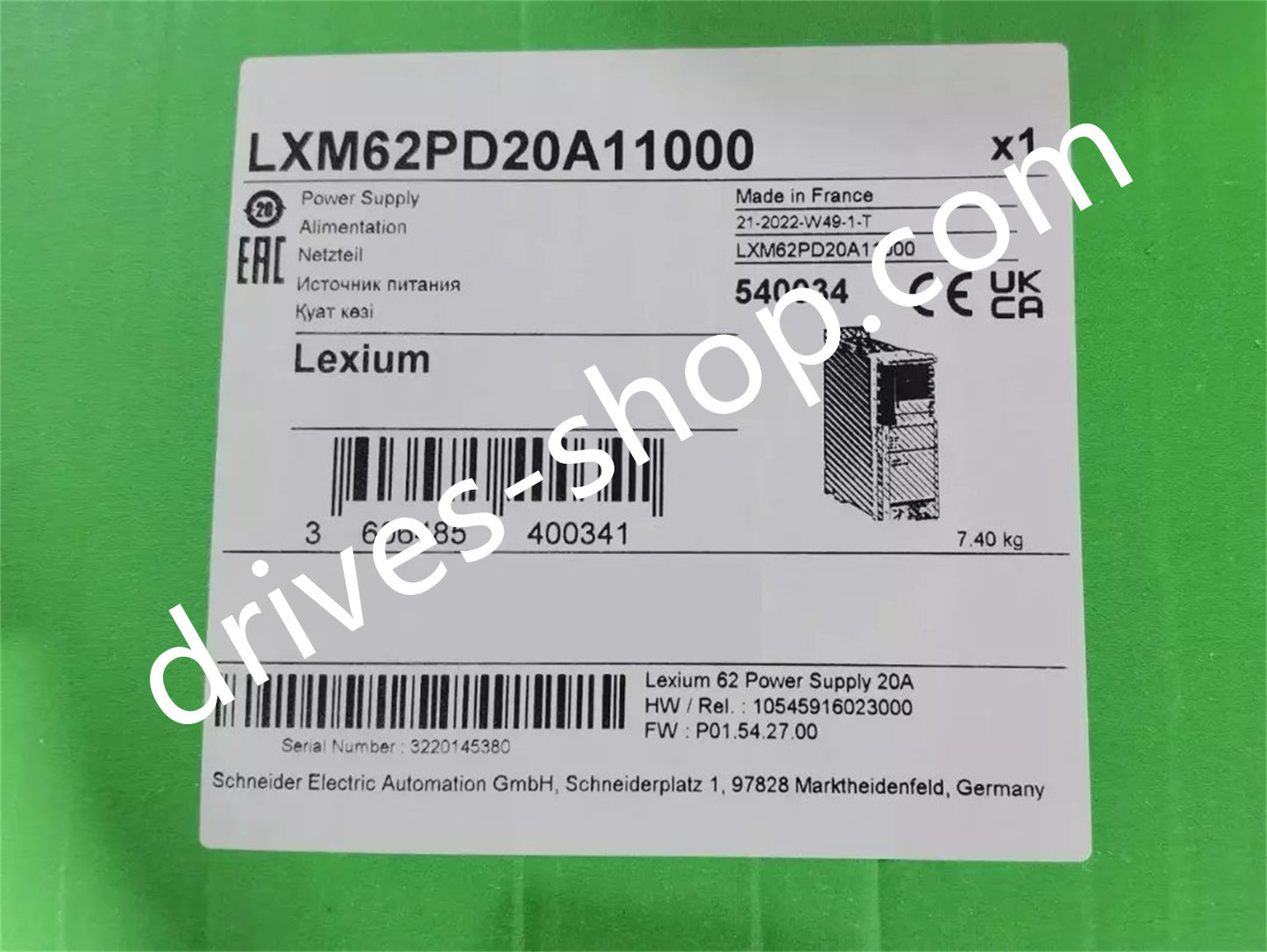 1PC New LXM62PD20A11000 Servo Drive Via DHL Expedited Shipping In Stock