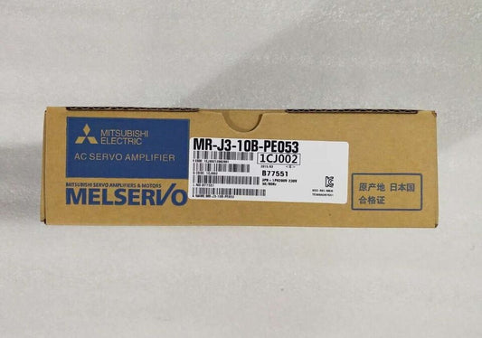 New Mitsubishi MR-J3-10B-PE053 Servo Drive MRJ310BPE053 DHL Expedited Shipping