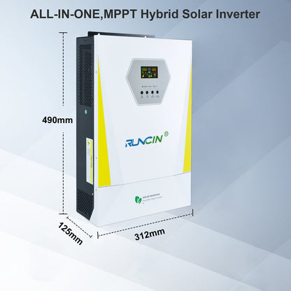 3kw Wechselrichter Solar-Hybrid-Wechselrichter 24V MPPT Solarregler WIFI