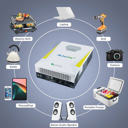 10kw العاكس الشمسية الهجين العاكس 48V MPPT جهاز التحكم بالطاقة الشمسية