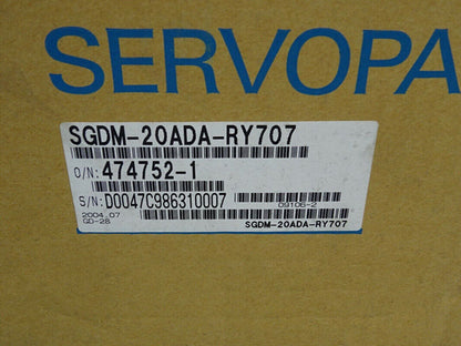 New Yaskawa SGDM-20ADA-RY707 Servo Drive Fast Ship
