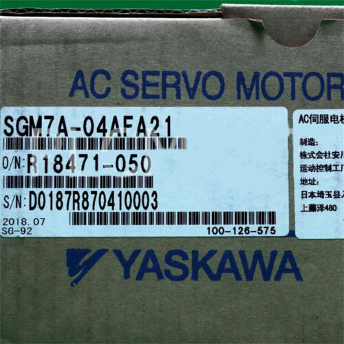 1PC New Yaskawa SGM7A-04AFA21 Servo Motor SGM7A04AFA21 Fast Ship