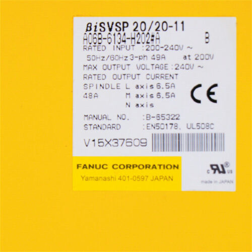 1PC New In Box FANUC A06B-6134-H202#A Servo Drive Via DHL