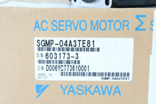 1PC New Yaskawa SGMP-04A3TE81 Servo Motor SGMP04A3TE81 Via Fedex/DHL