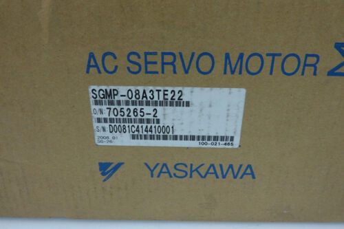 1PC New Yaskawa SGMP-08A3TE22 Servo Motor SGMP08A3TE22 Via Fedex/DHL