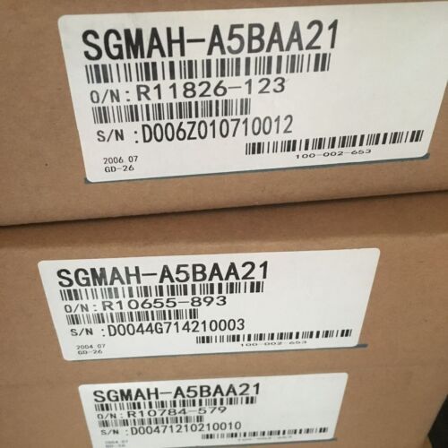 1PC New Yaskawa SGMAH-A5BAA21 Servo Motor SGMAHA5BAA21 Via Fedex/DHL