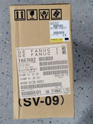 1 قطعة جديد FANUC A06B-6136-H201 محرك سيرفو A06B6136H201 عبر DHL ضمان لمدة سنة واحدة