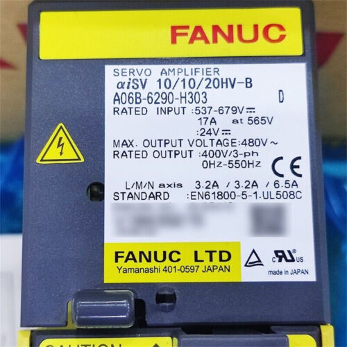 1 قطعة جديد في الصندوق FANUC A06B-6290-H303 محرك سيرفو A06B6290H303 عبر DHL