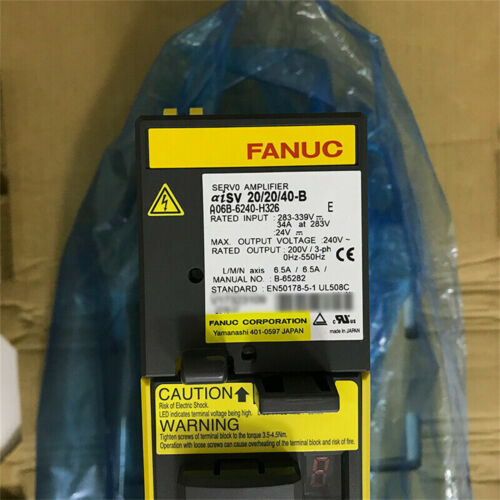 1 قطعة جديد في الصندوق FANUC A06B-6240-H326 محرك سيرفو A06B6240H326 عبر DHL