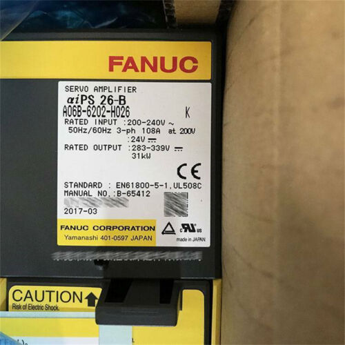 1 STÜCK Neu Im Karton FANUC A06B-6202-H026 Servoantrieb A06B6202H026 Über DHL