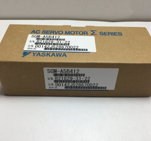 1PC New Yaskawa SGM-A5B412 Servo Motor SGMA5B412 Via DHL One Year Warranty