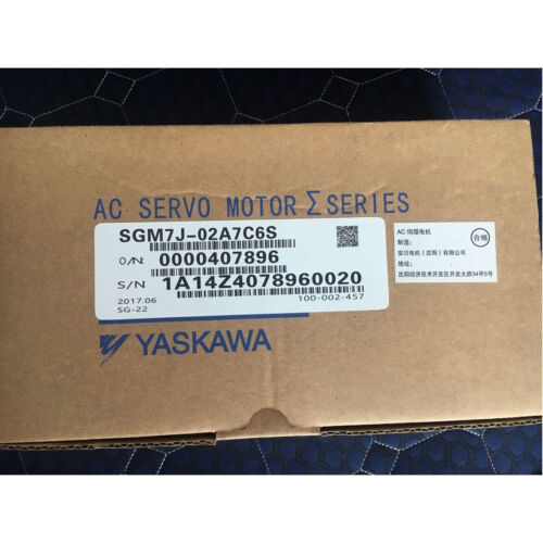 1PC Neuer Yaskawa SGM7J-02A7C6S Servomotor SGM7J02A7C6S Schnelles Schiff