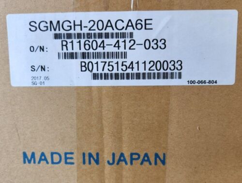 1 قطعة جديد في صندوق Yaskawa SGMGH-20ACA6E محرك سيرفو SGMGH20ACA6E عبر DHL 