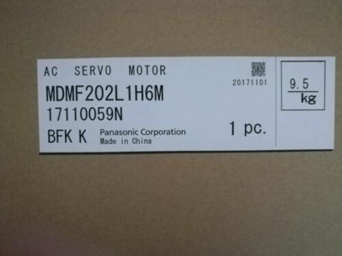 100% New In Box MDMF202L1H6M Panasonic AC Servo Motor Via Fedex 1 Year Warranty