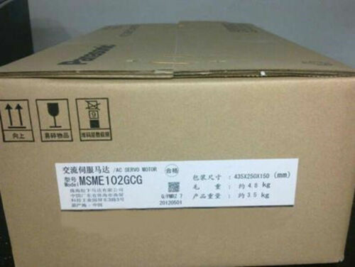 1PC New Panasonic MSME102GCG Servo Motor Via DHL