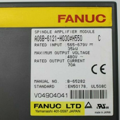 1 STÜCK Neu Im Karton FANUC A06B-6121-H030#H550 Servoantrieb Über DHL