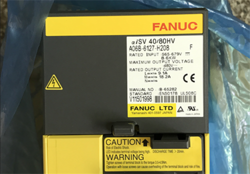 1 قطعة جديد في الصندوق FANUC A06B-6127-H208 محرك سيرفو A06B6127H208 عبر DHL