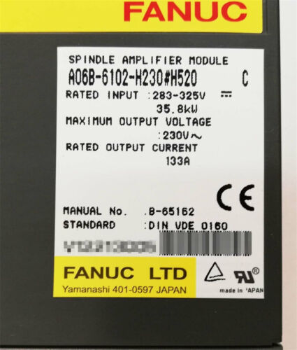 1 قطعة جديد FANUC A06B-6102-H230 # H520 محرك سيرفو A06B6102H230 # H520 عبر DHL