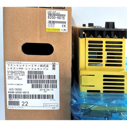 1 قطعة جديد في الصندوق FANUC A06B-6200-H015 محرك سيرفو A06B6200H015 السفينة المعجلة