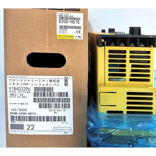 1 قطعة جديد في الصندوق FANUC A06B-6200-H015 محرك سيرفو A06B6200H015 السفينة المعجلة