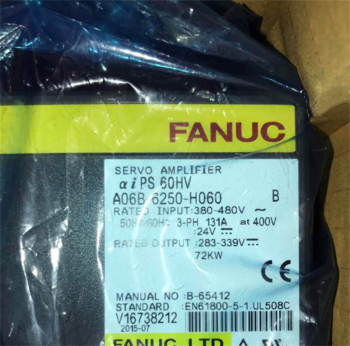 1 قطعة جديد في الصندوق FANUC A06B-6250-H060 محرك سيرفو A06B6250H060 عبر DHL