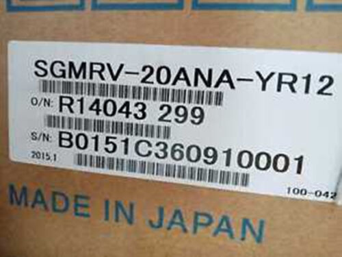 1PC New Yaskawa SGMRV-20ANA-YR12 Servo Motor SGMRV20ANAYR12 Via Fedex/DHL