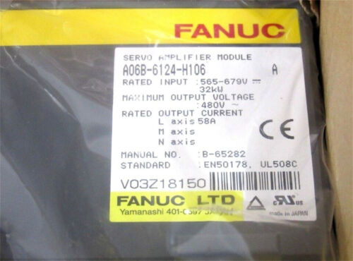 1 STÜCK Neu Im Karton FANUC A06B-6124-H106 Servoantrieb A06B6124H106 Über DHL