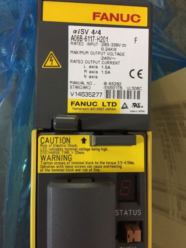 1 قطعة جديد في الصندوق FANUC A06B-6117-H201 محرك سيرفو A06B6117H201 عبر DHL