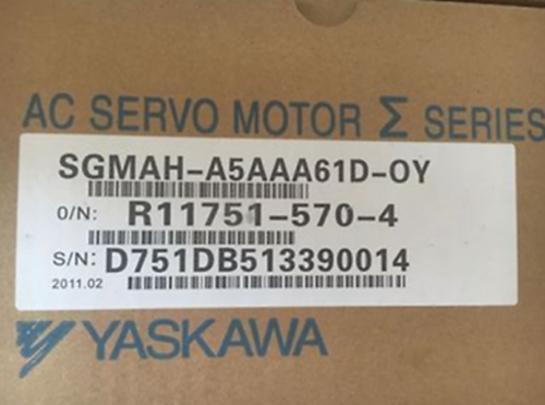 1 STÜCK Neuer Yaskawa-Servomotor SGMAH-A5AAA61D-OY SGMAHA5AAA61DOY Schneller Versand
