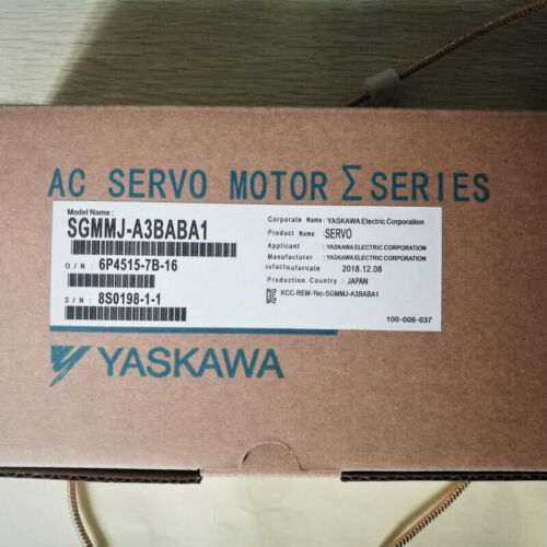 1PC New Yaskawa SGMMJ-A3BABA1 Servo Motor SGMMJA3BABA1 Via Fedex/DHL