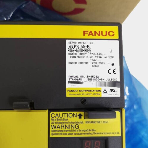 1 قطعة جديد في الصندوق FANUC A06B-6202-H055 محرك سيرفو A06B6202H055 عبر DHL