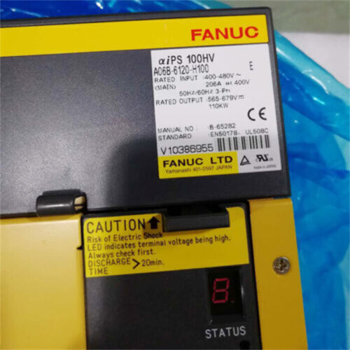 1 قطعة جديد في الصندوق FANUC A06B-6120-H100 محرك سيرفو A06B6120H100 عبر DHL