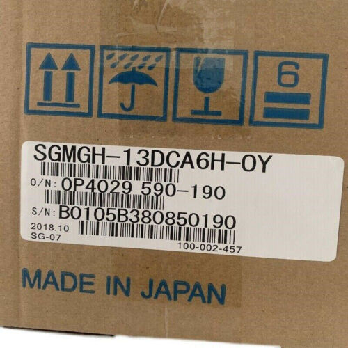 1 قطعة جديد في صندوق Yaskawa SGMGH-13DCA6H-OY محرك سيرفو SGMGH13DCA6HOY عبر DHL 
