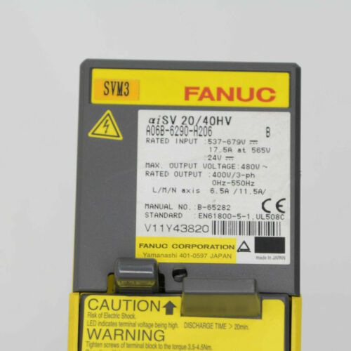 1 قطعة جديد في الصندوق FANUC A06B-6290-H206 محرك سيرفو A06B6290H206 عبر DHL