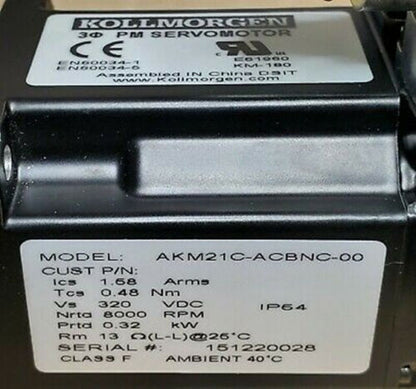 1PCS New Kollmorgen AKM Series AKM21C-ANM2DB00 Servo Motor In Box VIA DHL