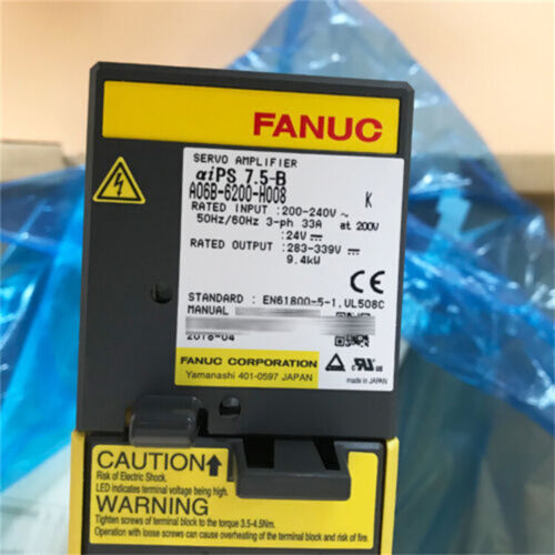 1 قطعة جديد FANUC A06B-6200-H008 محرك سيرفو A06B6200H008 عبر DHL/Fedex 