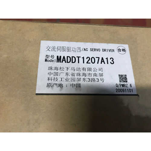 1 قطعة محرك سيرفو جديد من باناسونيك MADDT1207A13 عبر DHL